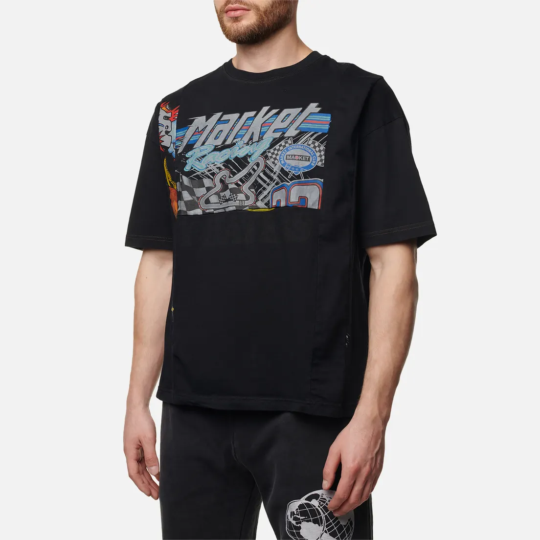 MARKET Мужская футболка Reverse Weave 6 Panel Rework 5