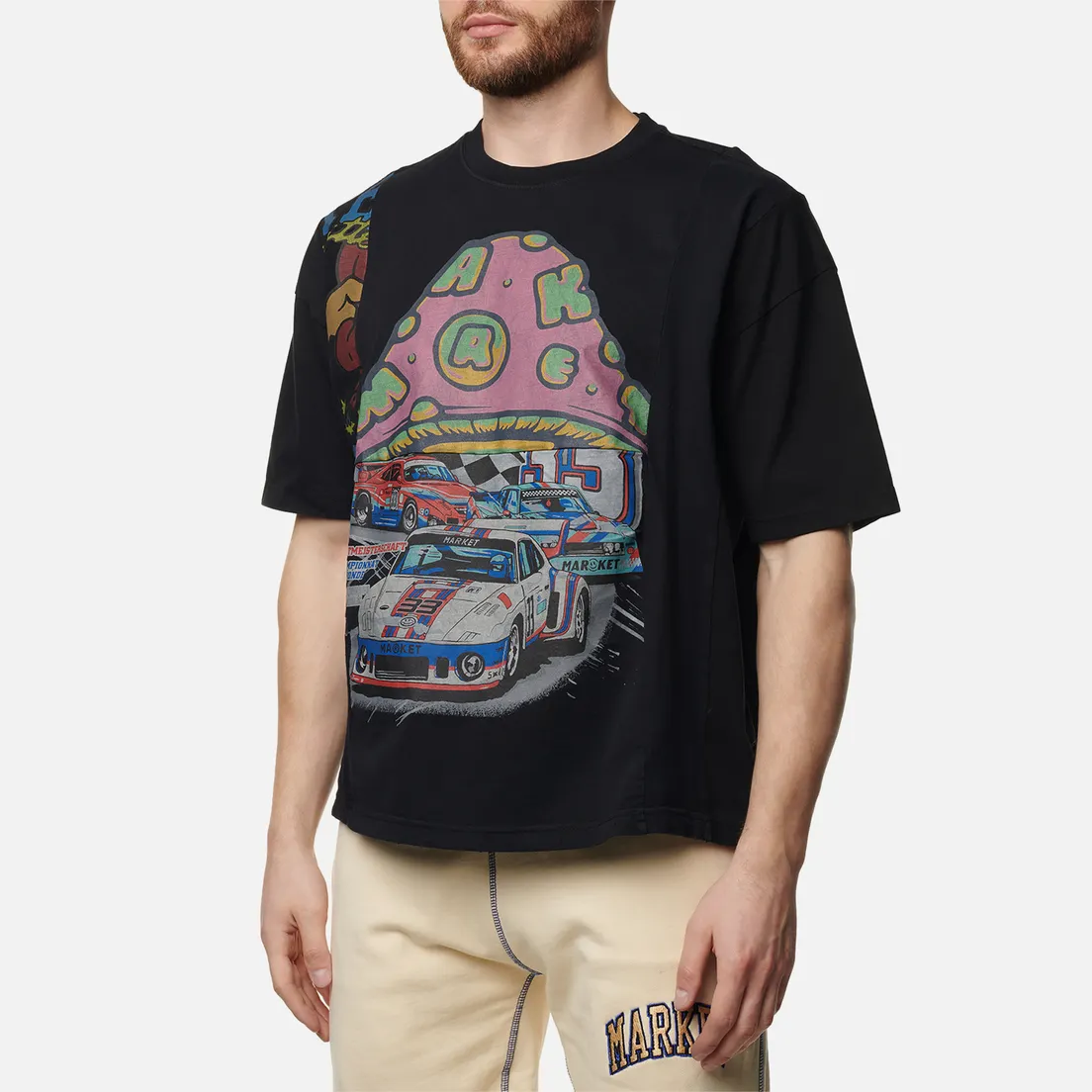MARKET Мужская футболка Reverse Weave 6 Panel Rework 7