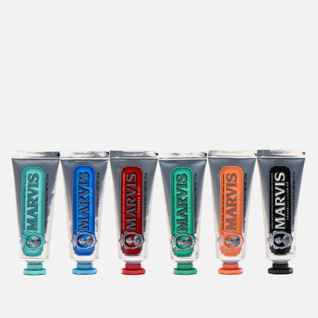 Набор зубных паст Marvis 6-pcs Flavours Pack Travel Size, цвет комбинированный