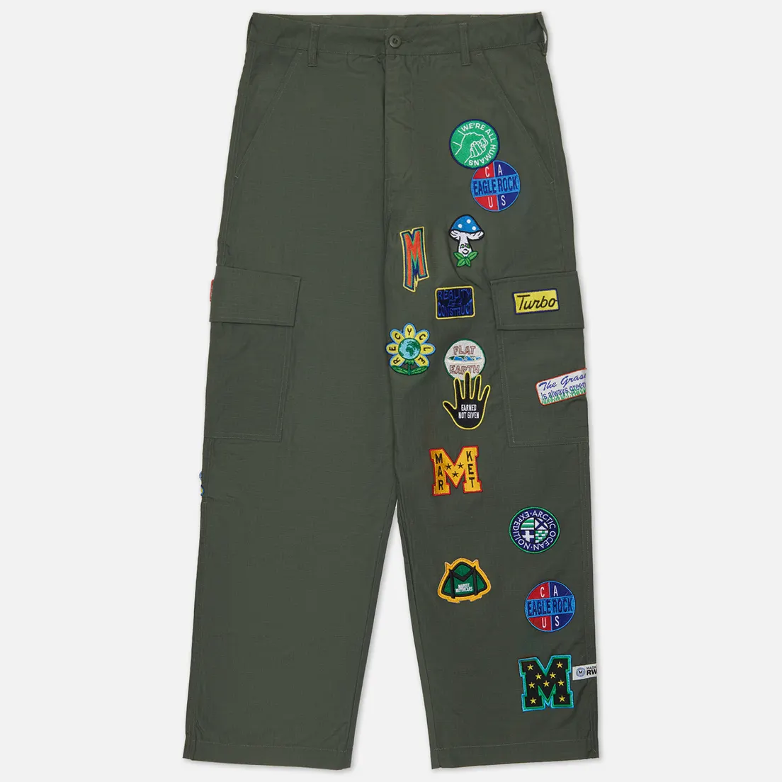 MARKET Мужские брюки Random Workshop Patch Cargo