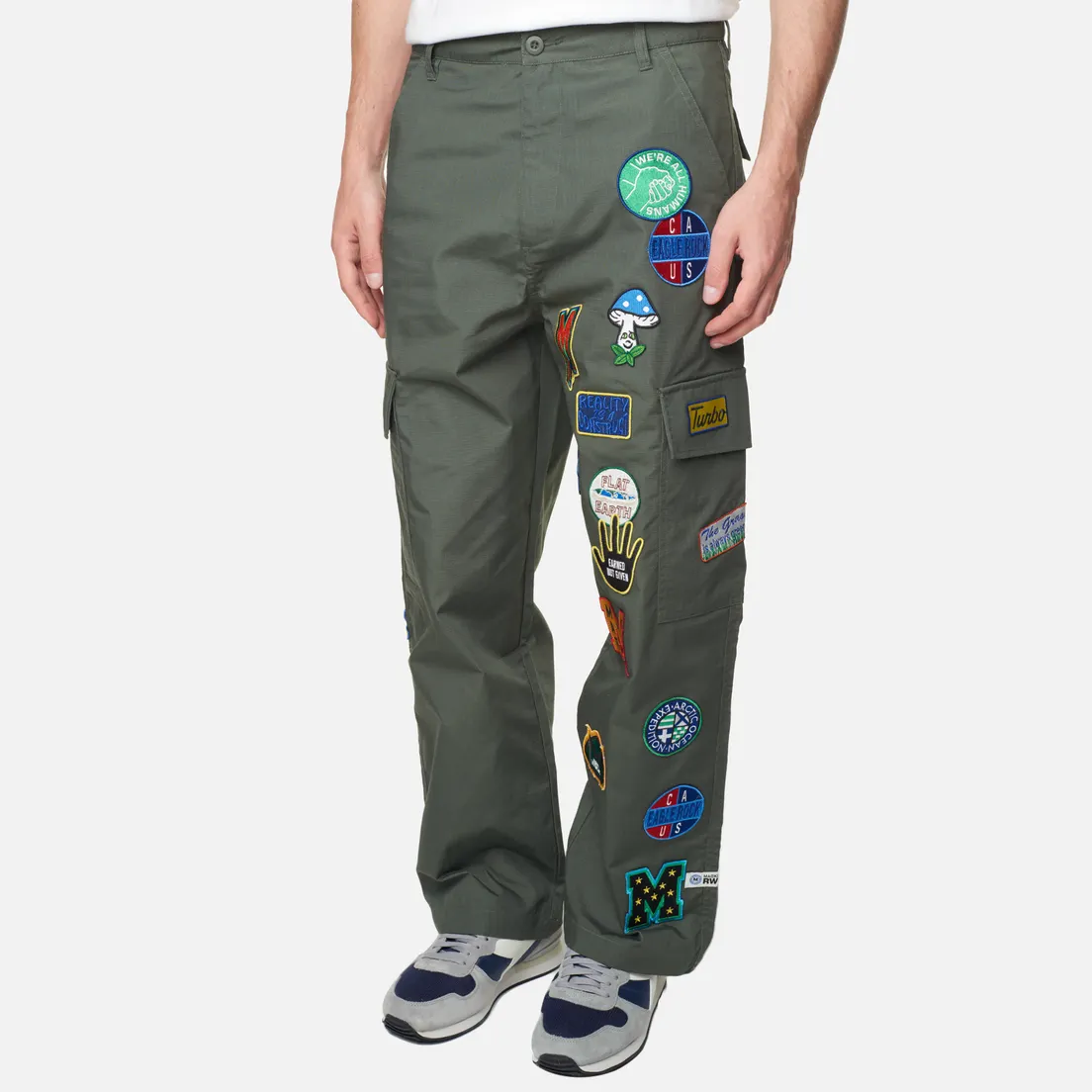MARKET Мужские брюки Random Workshop Patch Cargo