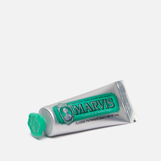 Зубная паста Marvis, цвет зелёный, размер UNI 411130 Classic Strong Mint Travel Size - фото 2