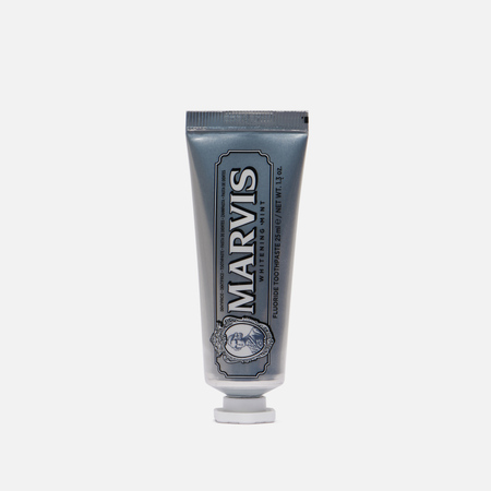 Зубная паста Marvis Whitening Mint Travel Size, цвет серебряный - фото 1