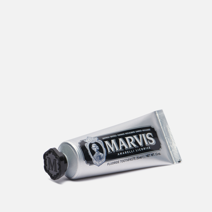Зубная паста Marvis, цвет серебряный, размер UNI 411134 Amarelli Licorice Travel Size - фото 2