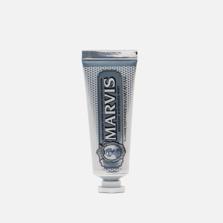 Зубная паста Marvis Smokers Whitening Mint Travel Size, цвет серебряный - фото 1