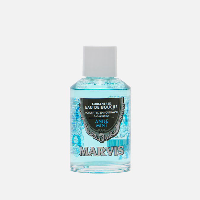 Ополаскиватель для полости рта Marvis, цвет голубой, размер UNI 411158 Anise Mint Concentrated - фото 1