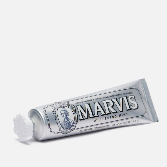 Зубная паста Marvis, цвет серебряный, размер UNI 411161 Whitening Mint + XYLITOL Large - фото 2