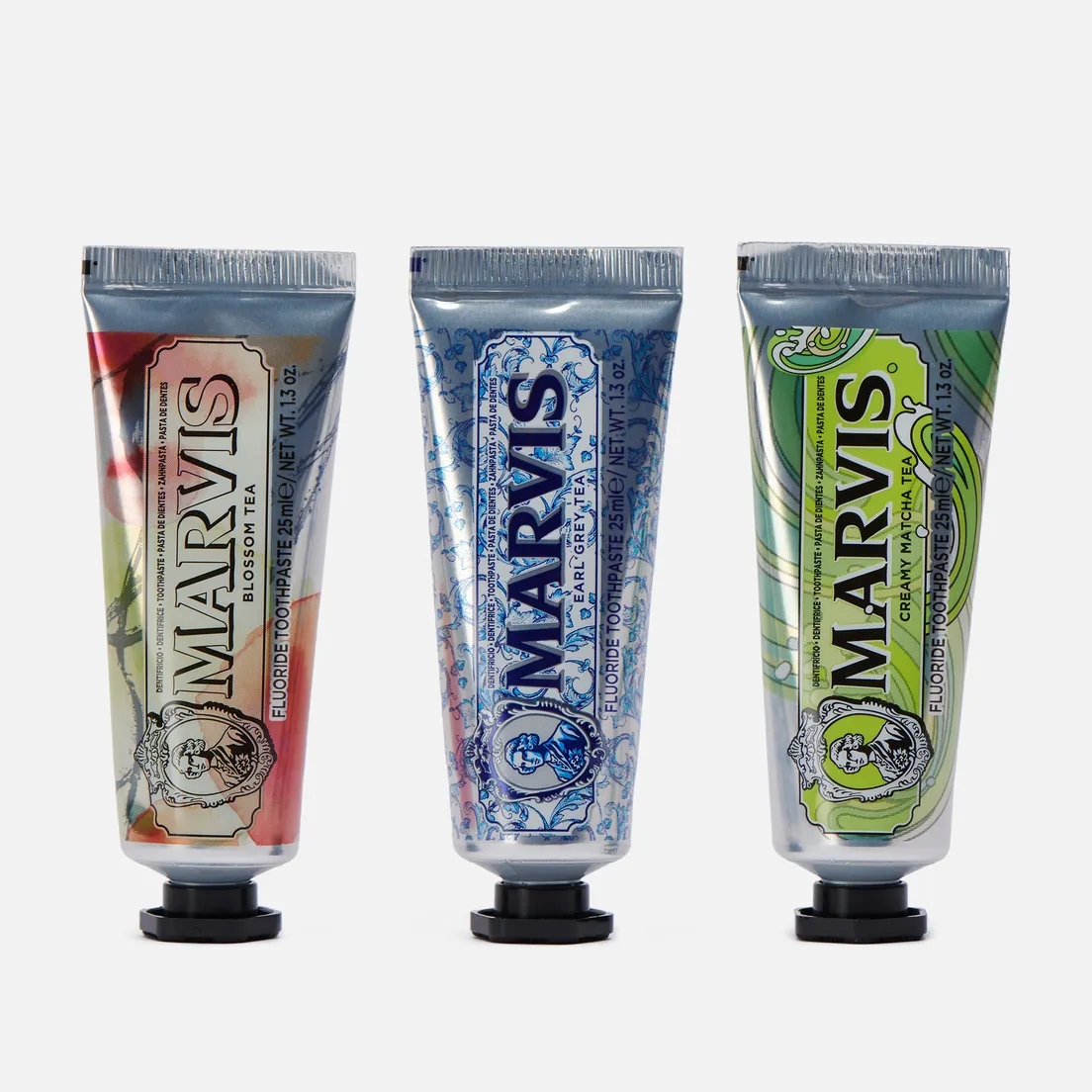 Marvis Набор зубных паст Tea Collection 3-pcs Travel Size