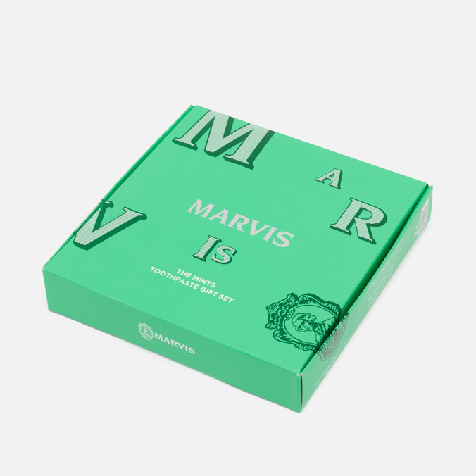 Набор зубных паст Marvis, цвет зелёный, размер UNI 411260 The Mints Gift Set 3-pcs - фото 2