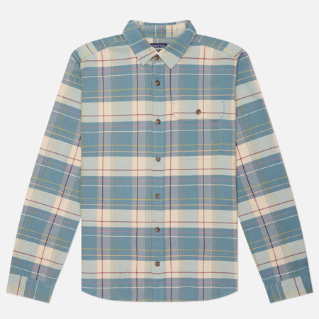 Мужская рубашка Patagonia Lightweight Fjord Flannel, цвет голубой, размер XL