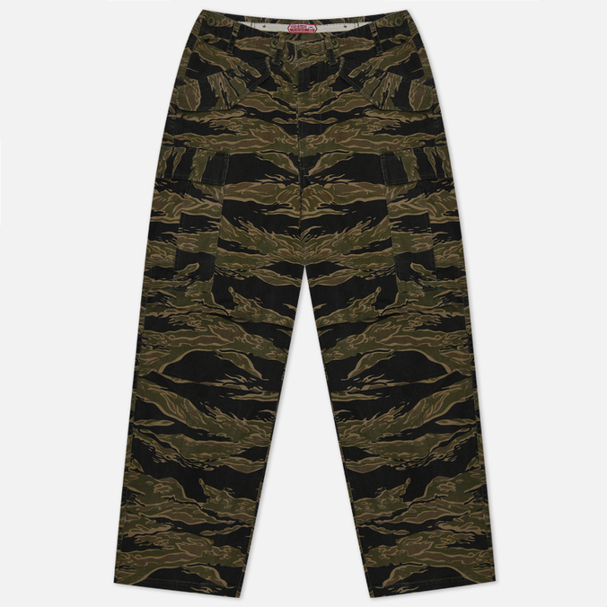 Мужские брюки maharishi Tigerstripe Loose Cargo, цвет камуфляжный