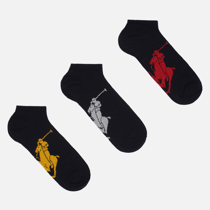 Комплект носков Polo Ralph Lauren Big Pony Low 3-Pack