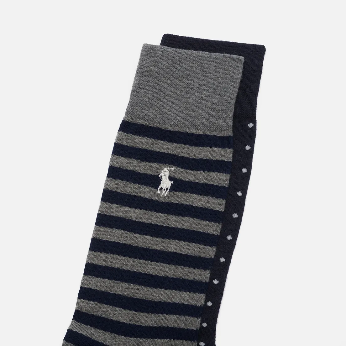Polo Ralph Lauren Комплект носков Dot & Stripe Crew 2-Pack