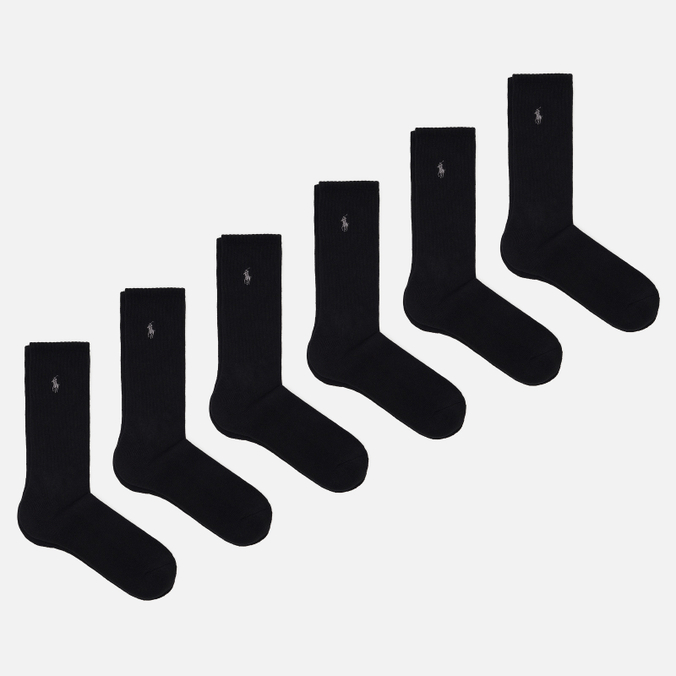 Комплект носков Polo Ralph Lauren Athletic Cotton Blend 6-Pack