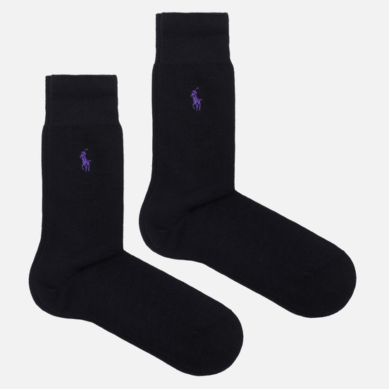 Комплект носков Polo Ralph Lauren Merino Wool 2-Pack New Black