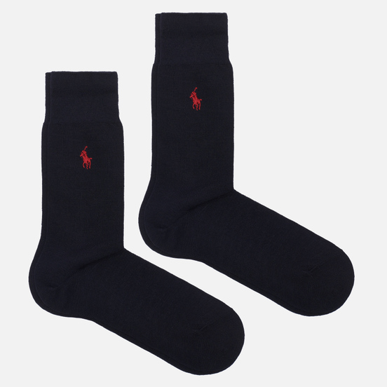 Комплект носков Polo Ralph Lauren Merino Wool 2-Pack Navy