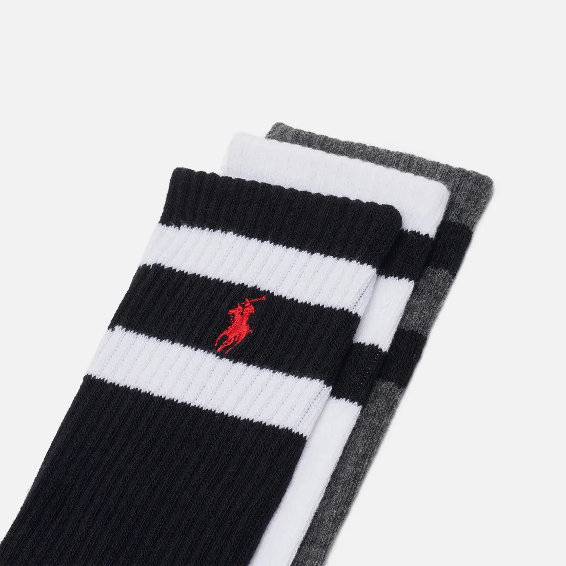 Polo Ralph Lauren Комплект носков Class Stripe Crew 3-Pack