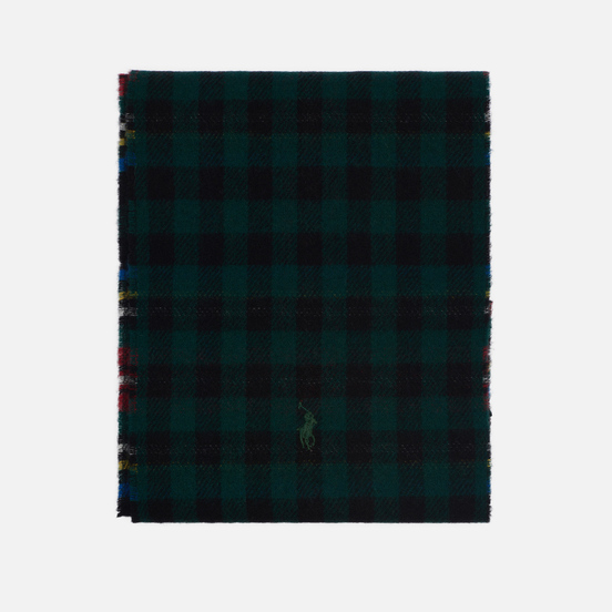 Шарф Polo Ralph Lauren Reversible Tartan Black Stewart