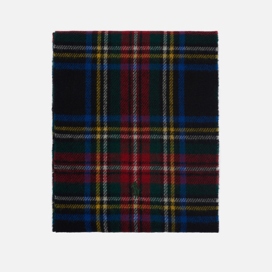 Шарф Polo Ralph Lauren Reversible Tartan Black Stewart