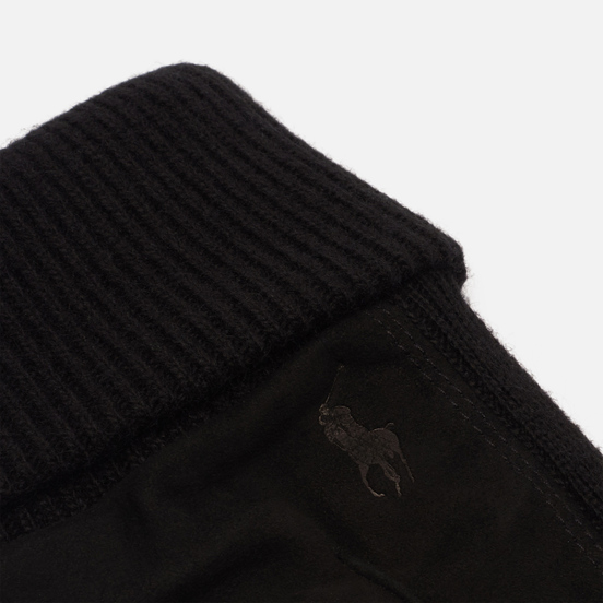 Перчатки Polo Ralph Lauren Suede/Merino Sandwich Black