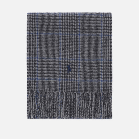 Шарф Polo Ralph Lauren Reversible Wool/Nylon Oblong, цвет серый