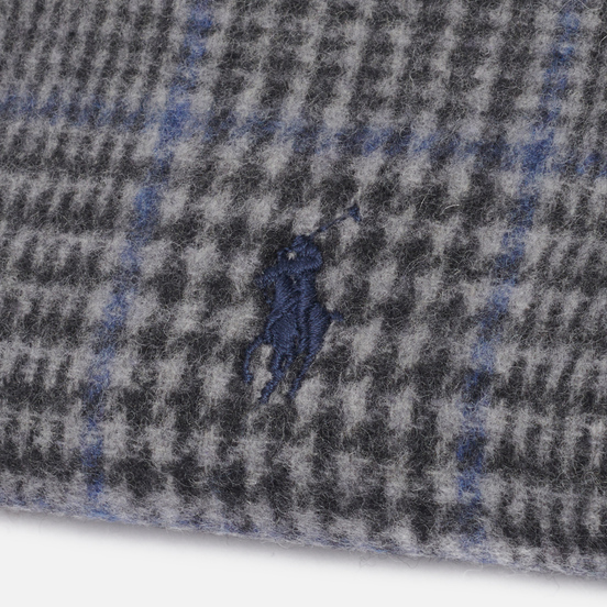 Шарф Polo Ralph Lauren Reversible Wool/Nylon Oblong Grey Plaid