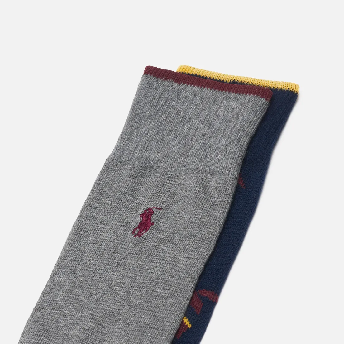 Polo Ralph Lauren Комплект носков Big Polo Pony & Embroidered Polo Pony 2-Pack