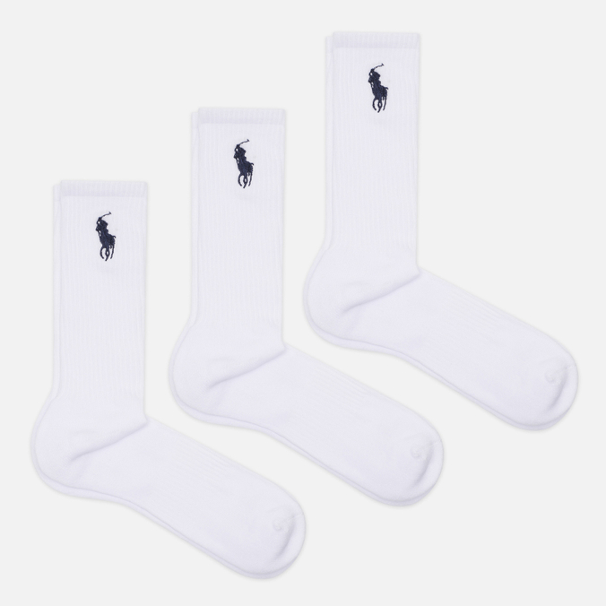 Комплект носков Polo Ralph Lauren Embroidered Big Pony 3-Pack