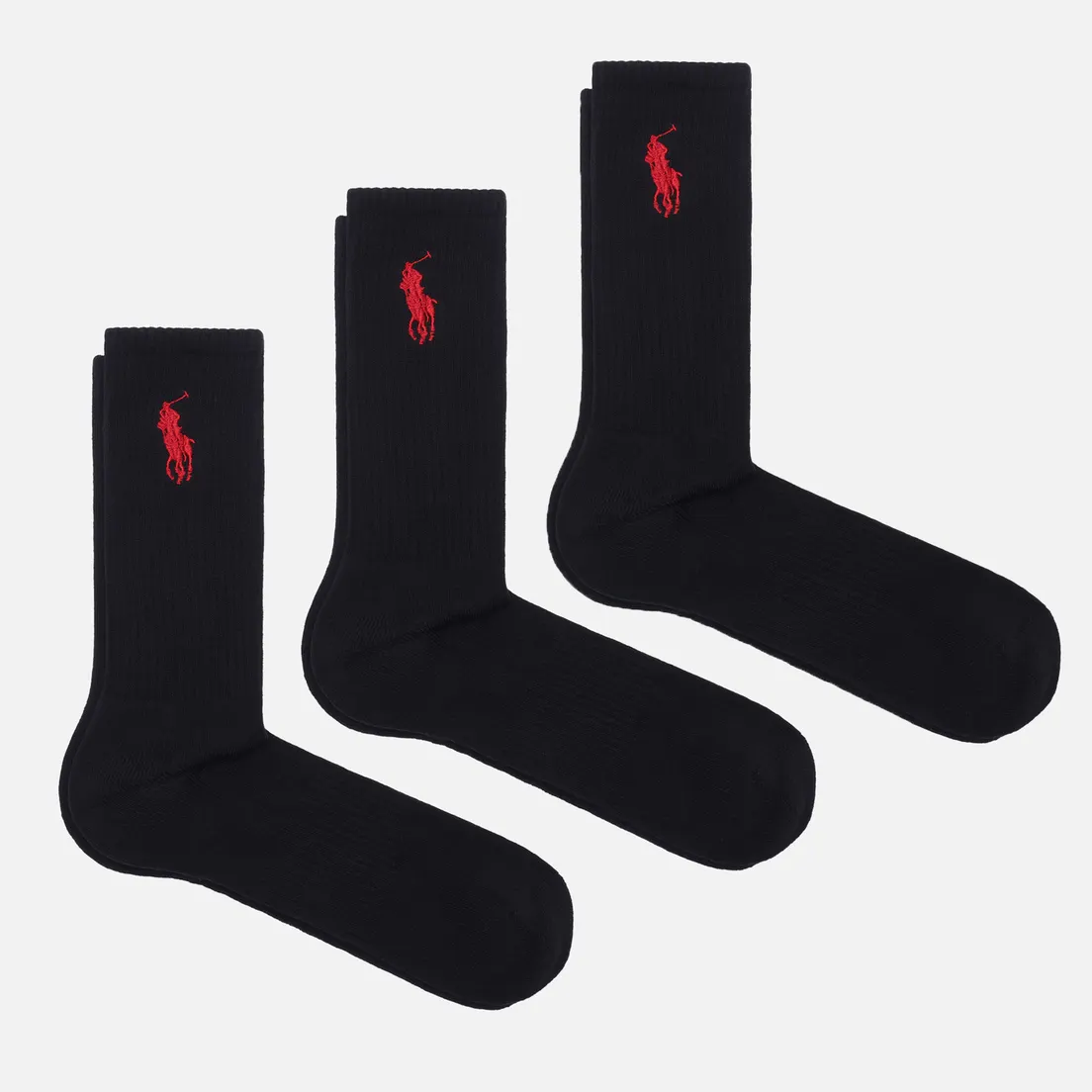 Polo Ralph Lauren Комплект носков Embroidered Big Pony 3-Pack