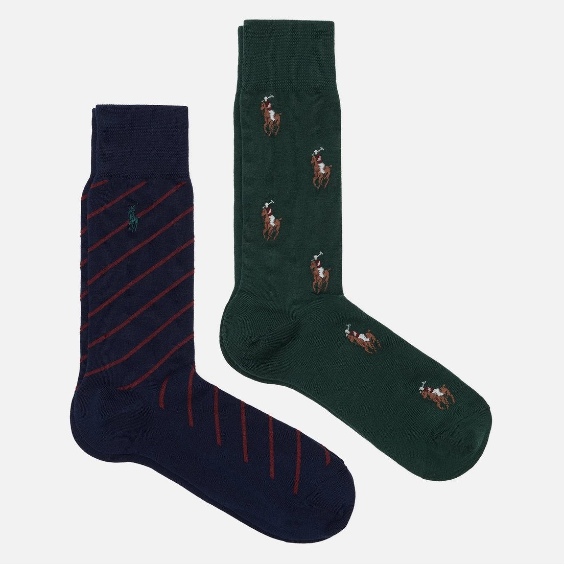 Polo Ralph Lauren Комплект носков Signature Pony & Striped 2-Pack