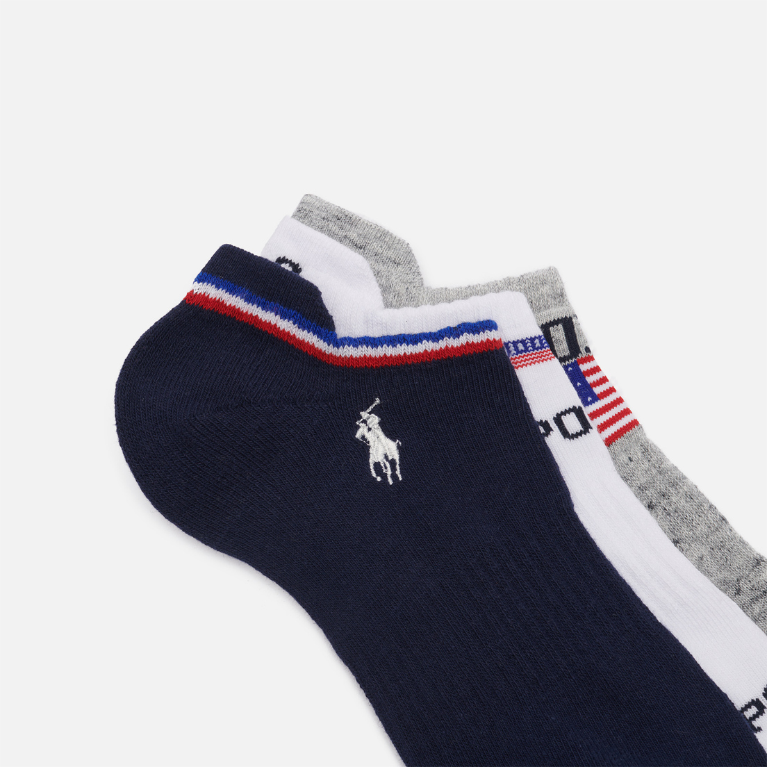 Polo Ralph Lauren Комплект носков All Over Polo USA Ped 3-Pack