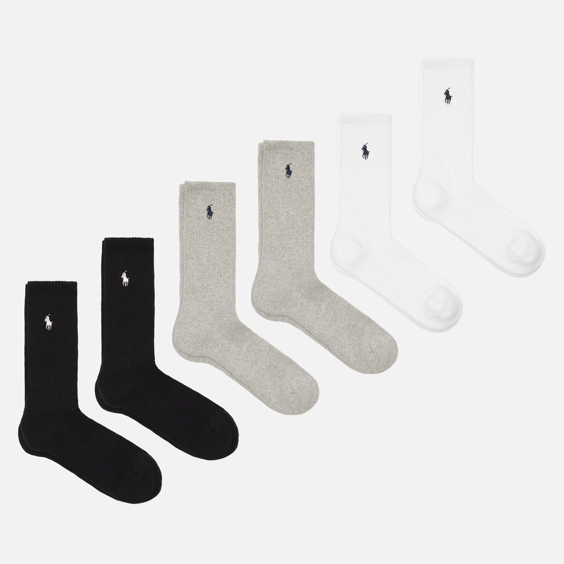 Polo Ralph Lauren Комплект носков Cotton-Blend Crew 6-Pack