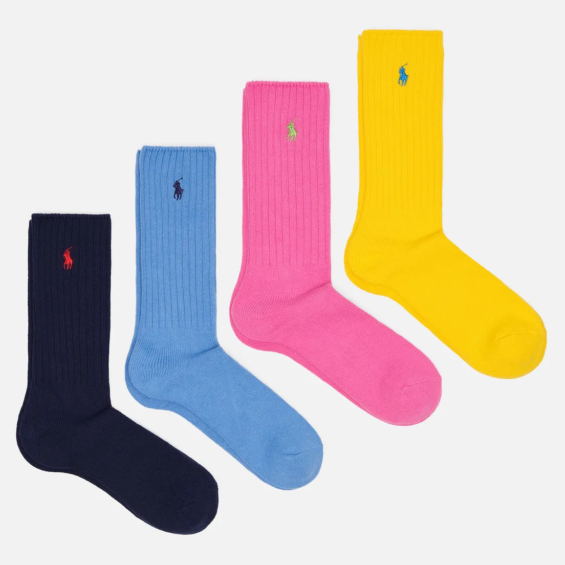 Polo Ralph Lauren Комплект носков Cotton Rib Crew Gift Box 12-Pack
