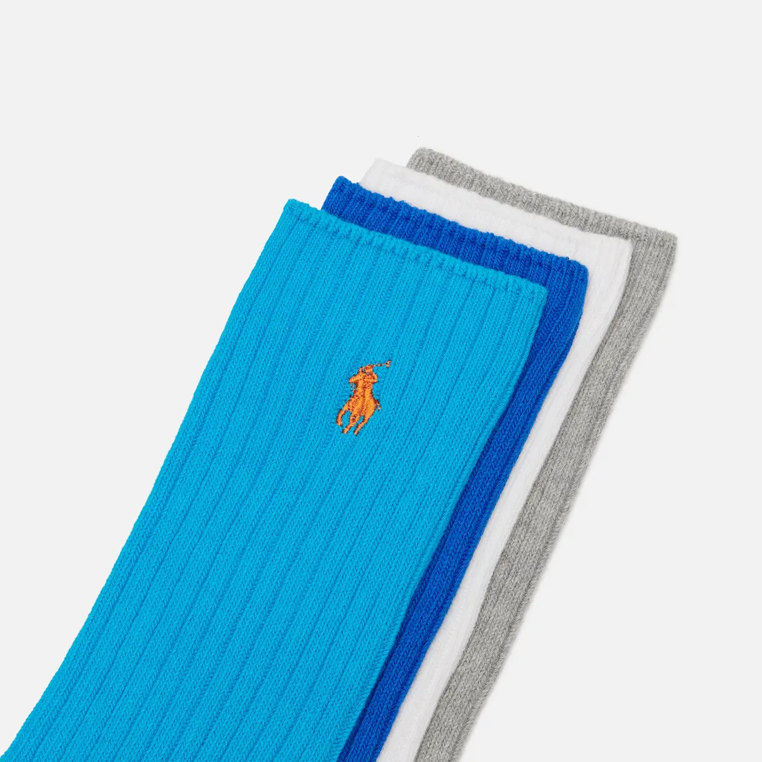 Polo Ralph Lauren Комплект носков Cotton Rib Crew Gift Box 12-Pack