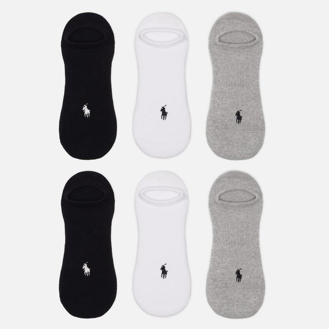 Комплект носков Polo Ralph Lauren Performance High-Cut Liner 6-Pack