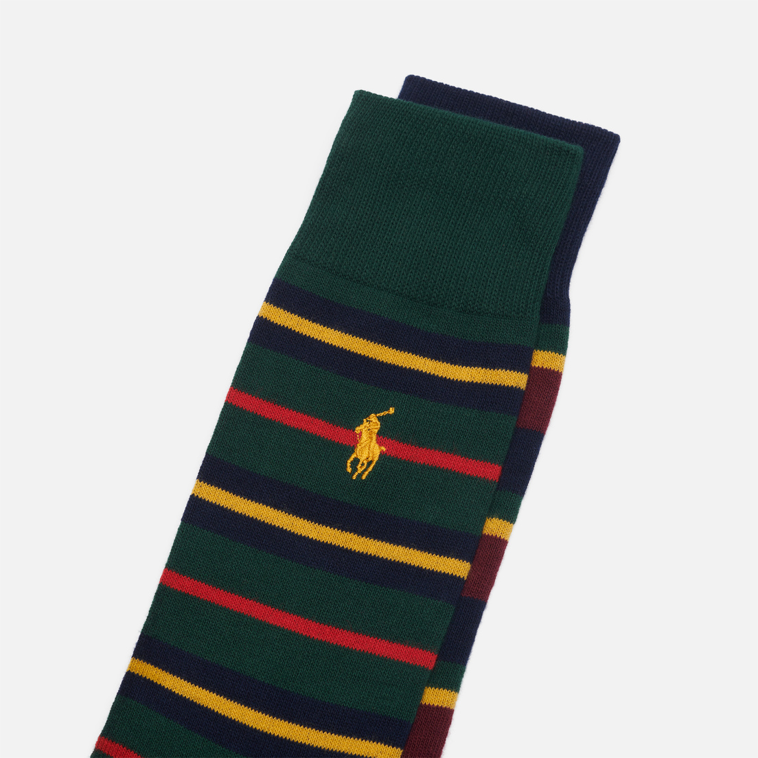 Polo Ralph Lauren Комплект носков Repp Stripes Crew 2-Pack
