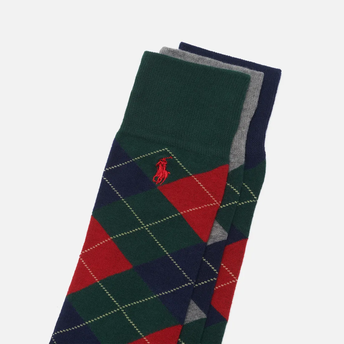 Polo Ralph Lauren Комплект носков Argyle Crew 3-Pack