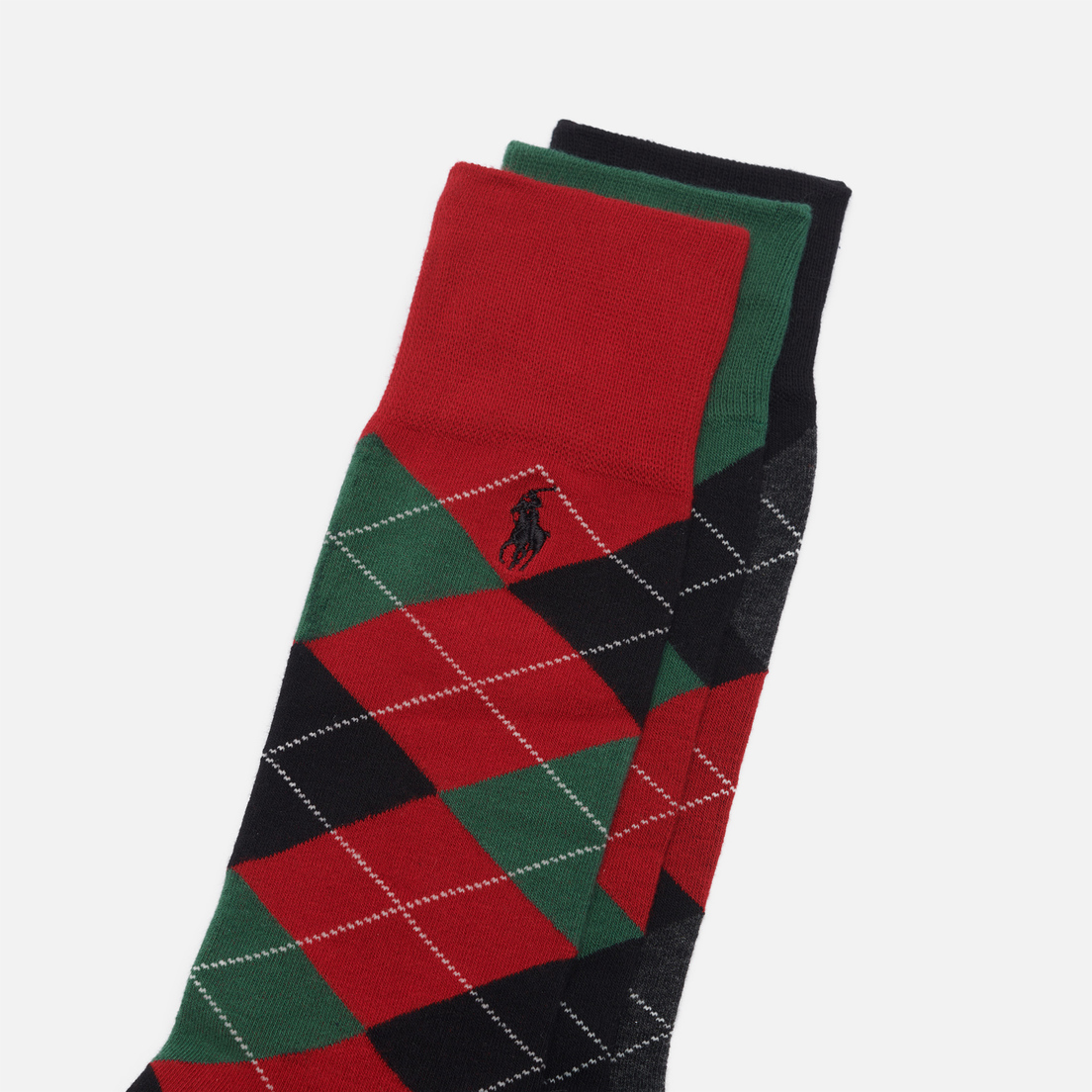 Polo Ralph Lauren Комплект носков Argyle Crew 3-Pack