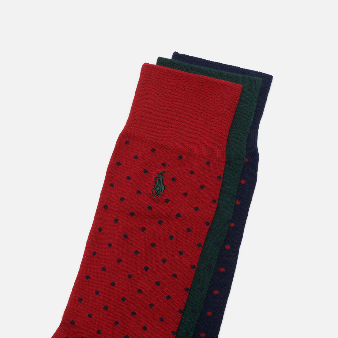 Polo Ralph Lauren Комплект носков Basic Dot Crew 3-Pack