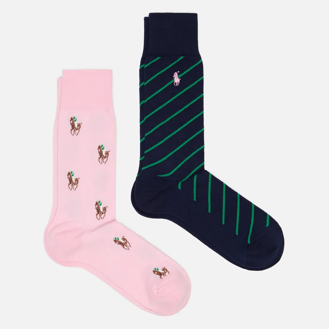 Polo Ralph Lauren Комплект носков All Over Pony & Striped 2-Pack