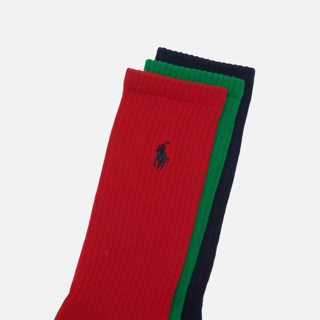 Polo Ralph Lauren Комплект носков Polo PLR Rib Crew 3-Pack