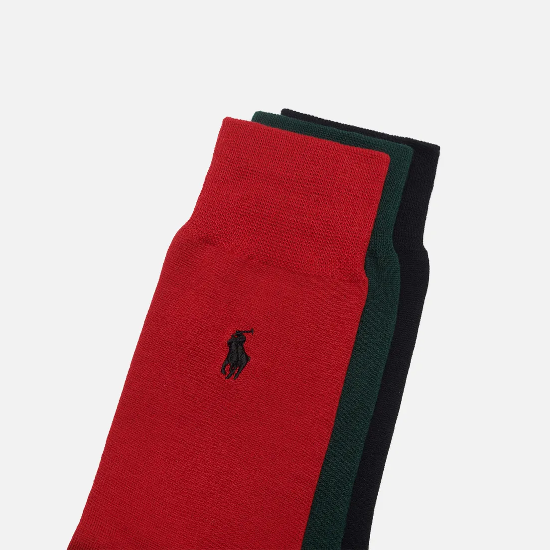 Polo Ralph Lauren Комплект носков Mercerized Cotton Crew 3-Pack