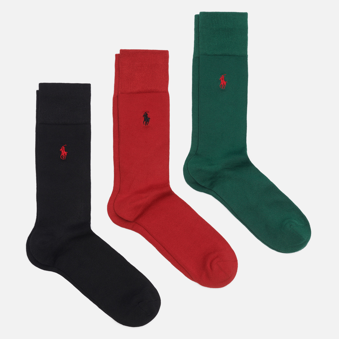 Polo Ralph Lauren Комплект носков Polo PLR Rib Crew 3-Pack