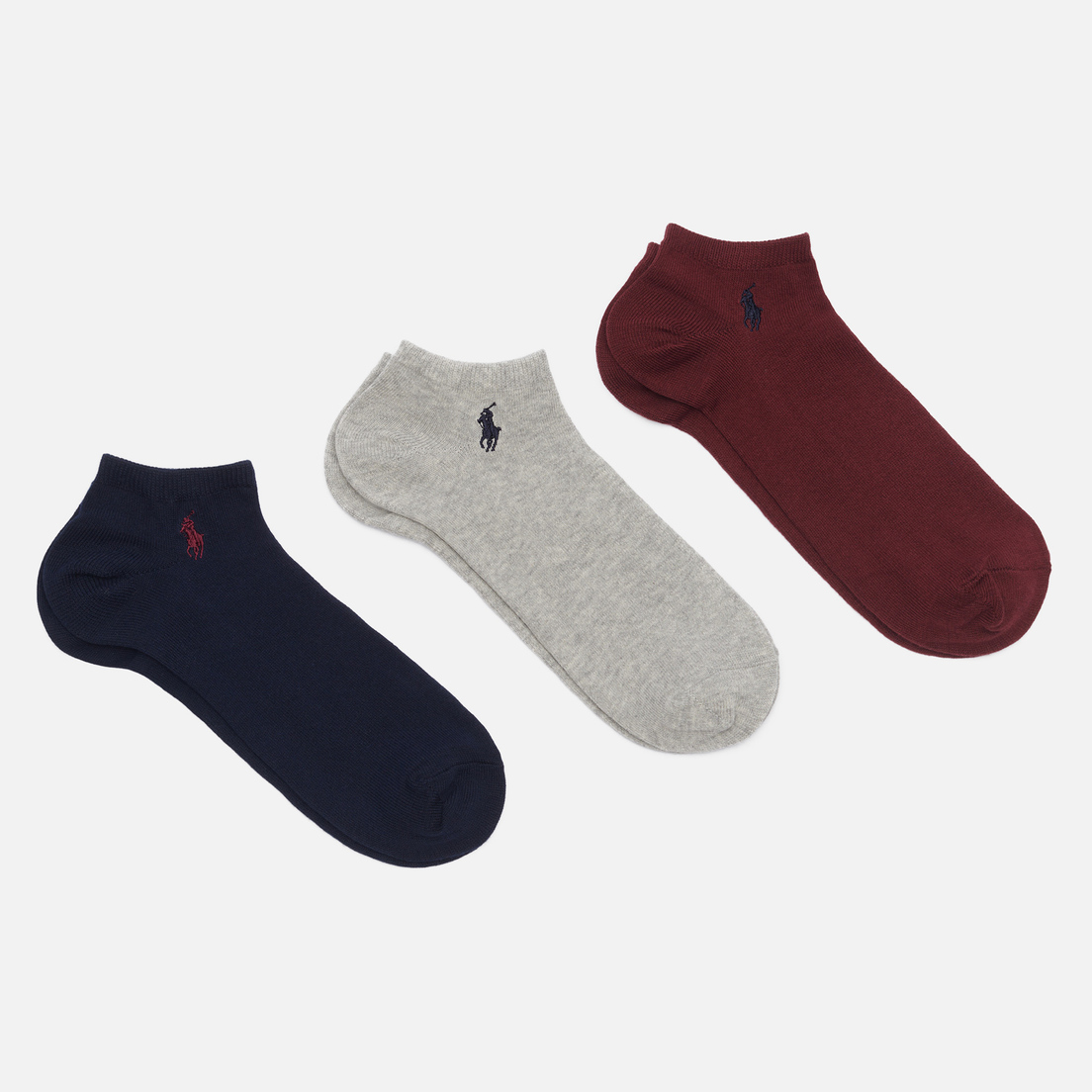 Polo Ralph Lauren Комплект носков Solid Low Cut No-Show 3-Pack