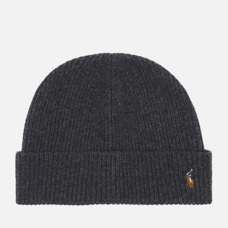   Brandshop Шапка Polo Ralph Lauren Signature Pony, цвет серый