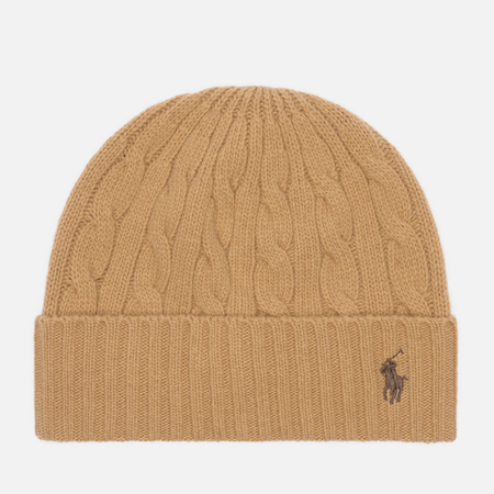   Brandshop Шапка Polo Ralph Lauren Classic Cable, цвет коричневый