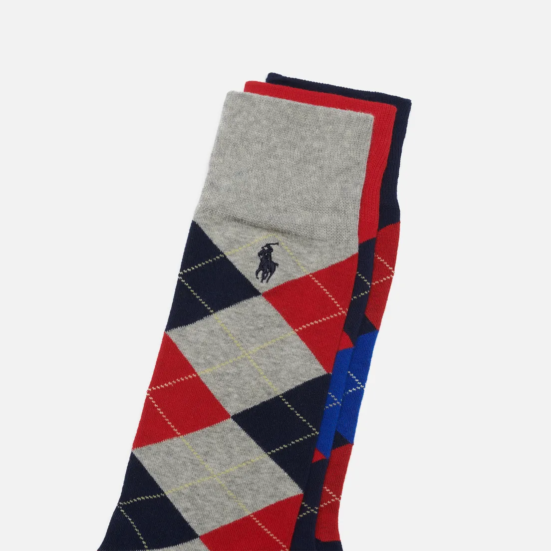 Polo Ralph Lauren Комплект носков 200N Argyle Crew 3-Pack