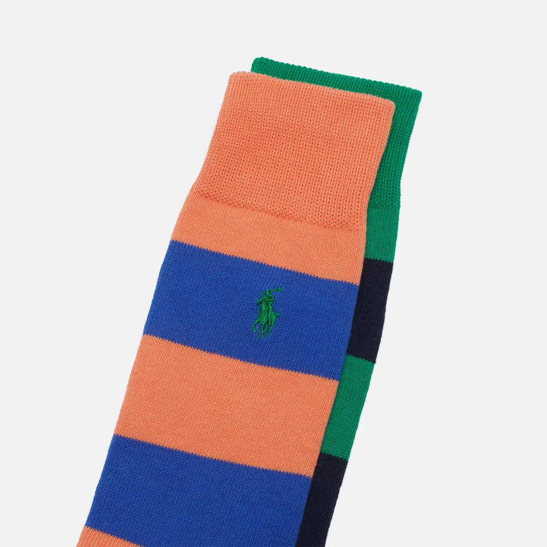 Polo Ralph Lauren Комплект носков Rugby Sripe 2 Crew 2-Pack