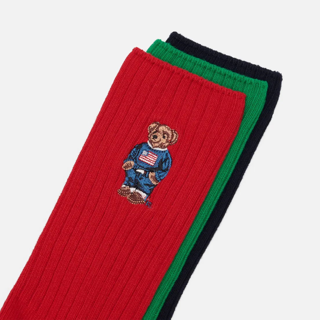 Polo Ralph Lauren Комплект носков Polo Bear Crew Gift Box 3-Pack