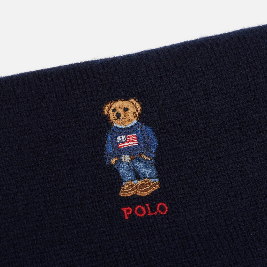 Polo Ralph Lauren Подарочный набор Flag Vintage Bear Beanie & Scarf Gift Box